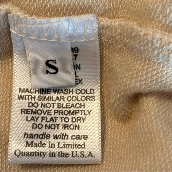 Lauren Moshi Cream Fringe Sweatshirt - Picture 8 of 9